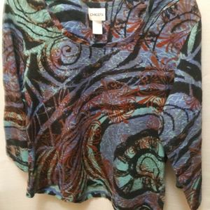 Chico - Pullover Top - Chico Size 3 (XL 16)